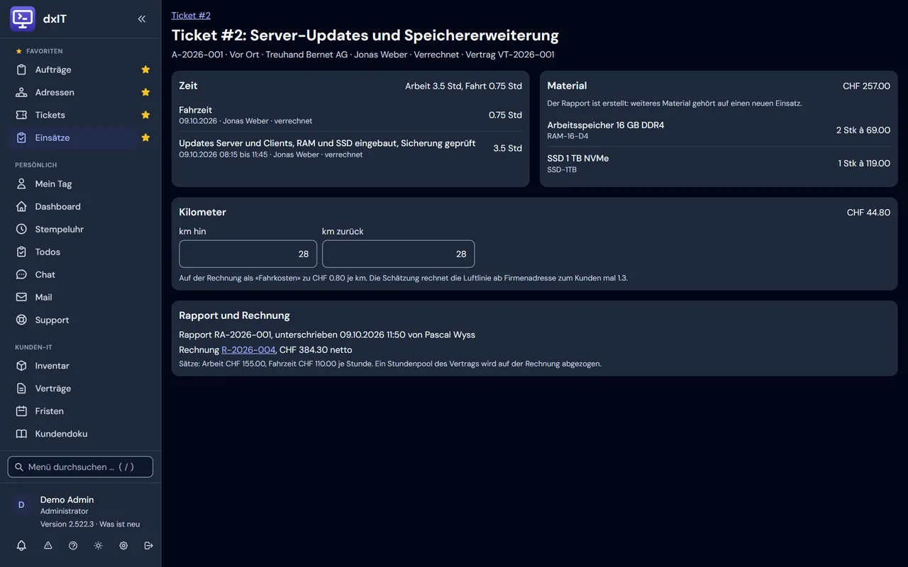 Einsatzrapport